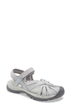Keen 'rose' Sandal In Light Gray/ Silver
