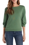 Vince Camuto Puff Sleeve Top In Lush Eden