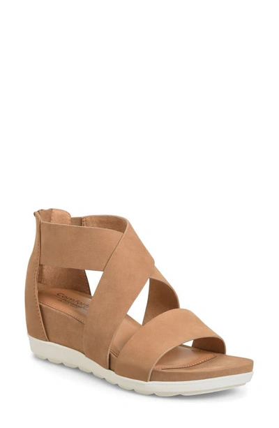 Söfft Pacifica Strappy Sandal In Pinecone Nubuck Leather