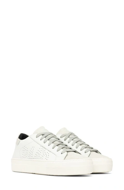 P448 Thea Sneaker In White/ Irgrey