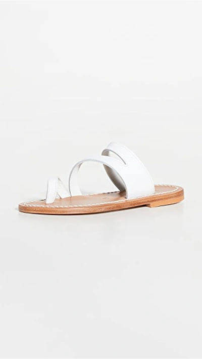 K.jacques Mercatar Sandals In Pul Blanc