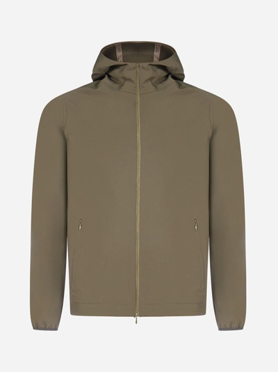 Herno Essence Nylon Hooded Bomber Jacket