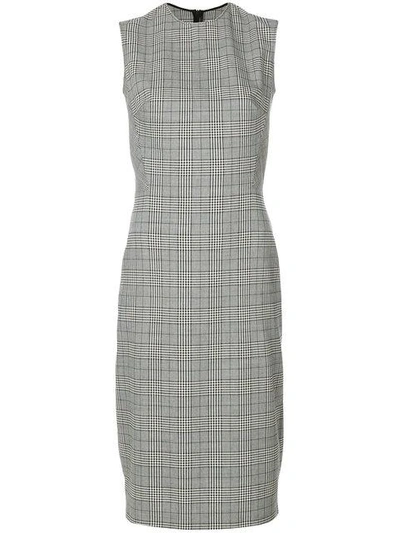 Ermanno Scervino Plaid Print Fitted Dress