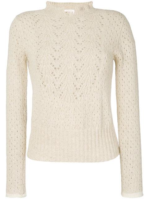 See By Chloé Pointelle Delicate Sweater | ModeSens
