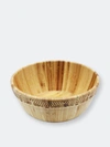 Berghoff Bamboo Decorated Salad Bowl, 10"