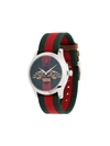 Gucci G-timeless 38mm Bee Web Watch In Undefined