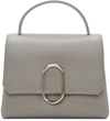 3.1 Phillip Lim / フィリップ リム 'alix' Paperclip Flap Mini Leather Satchel In Grey