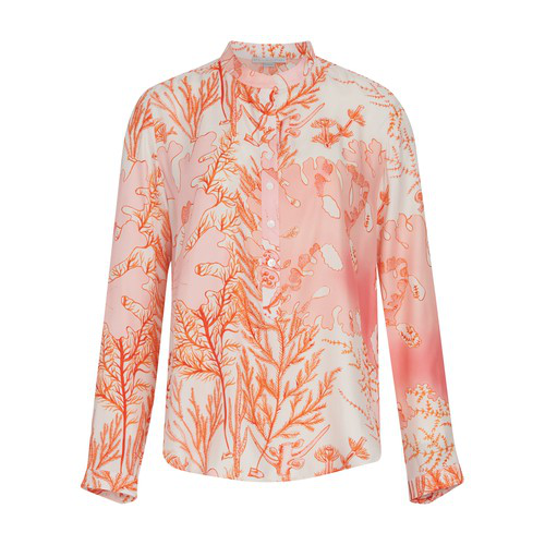 Stella McCartney floral-print silk shirt - Pink