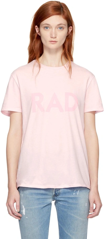 6397 Pink 'rad' T-shirt