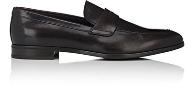 Prada Leather Penny Loafers