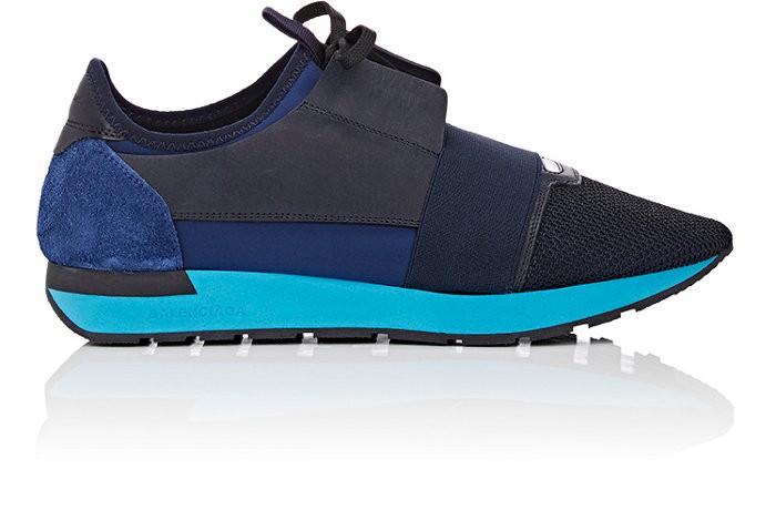 balenciaga runners navy