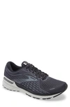 Brooks Adrenaline Gts 21 Running Shoe In Blackened Pearl/black/grey