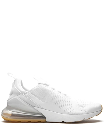 Nike Air Max 270 Sneakers In White/gum Light Brown