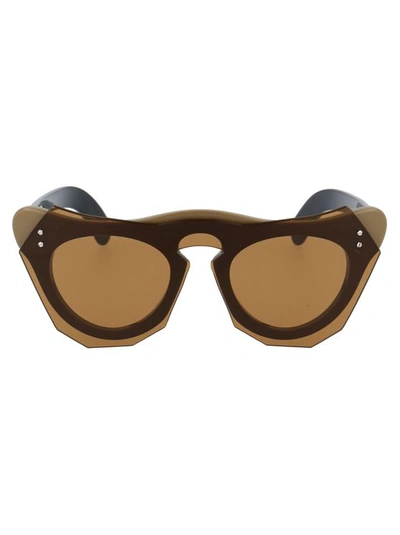 Marni Me612s Sunglasses In Beige