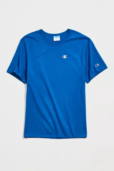 Champion Heritage Crest Tee In Blue