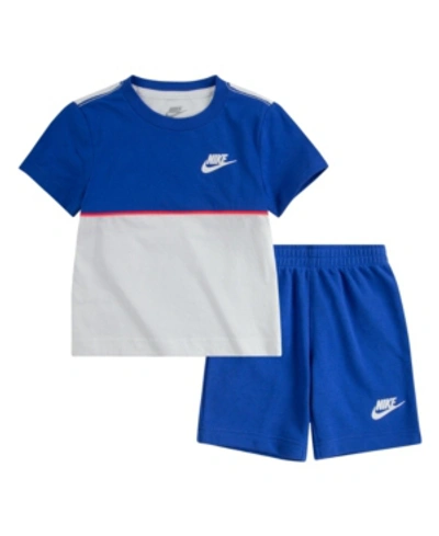 Nike Kids' Little Boys See Me Shorts Set In Game Royal