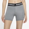 Nike Training Pro 365 5inch Shorts In Gray In Grey