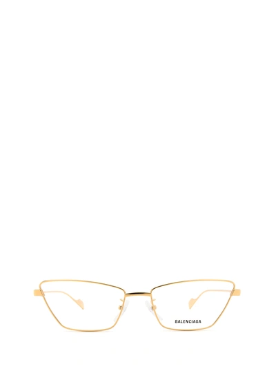 Balenciaga Bb0091o Gold Female Eyeglasses
