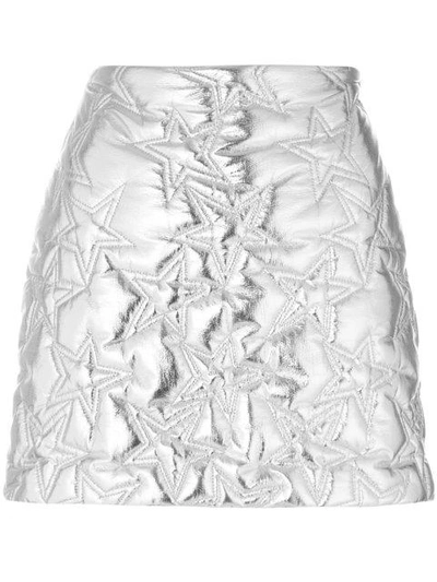 Msgm Quilted Star Skirt