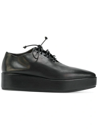 Marsèll Lace-up Wedge Shoes - Black