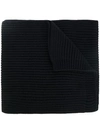 Dsquared2 Ribbed Scarf In Black