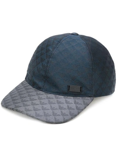 Emporio Armani Logo Baseball Cap - Blue