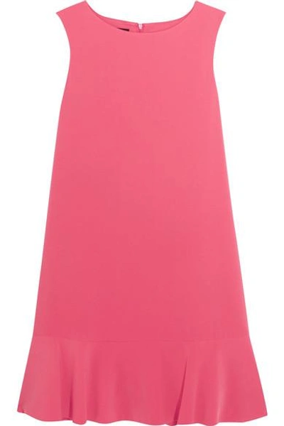 Boutique Moschino Stretch-crepe Mini Dress In Fuchsia