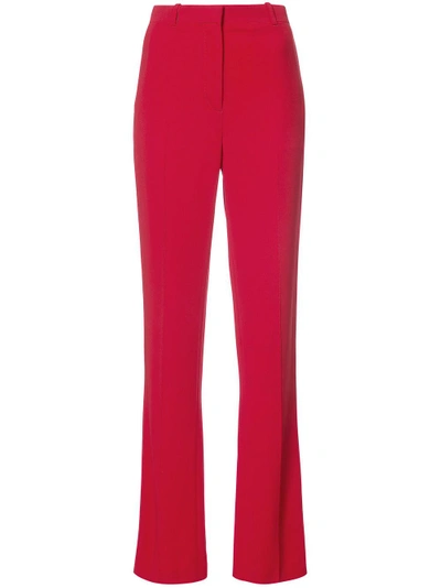 Givenchy Red Tailored Straight Leg Trouser