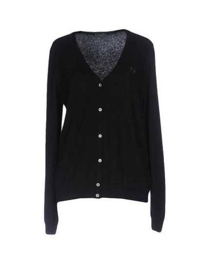 Fred Perry Cardigans In Black
