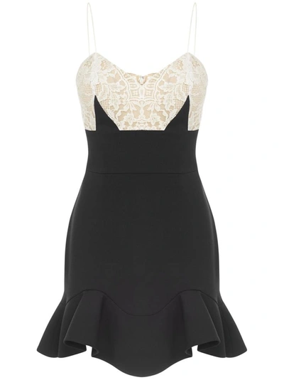 Alexander Mcqueen Dresses In Nero Avorio