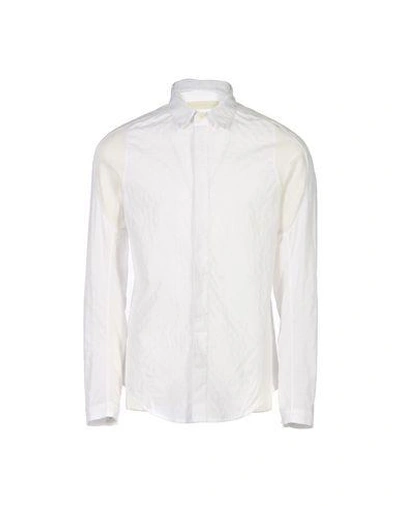 Abasi Rosborough Solid Color Shirt In White