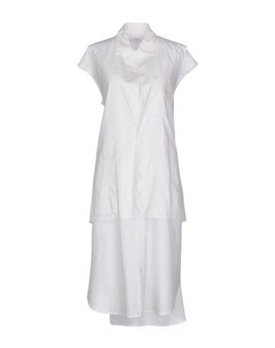 Y's Knee-length Dress In White