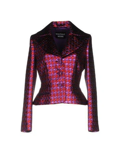 Boutique Moschino Blazers In Purple