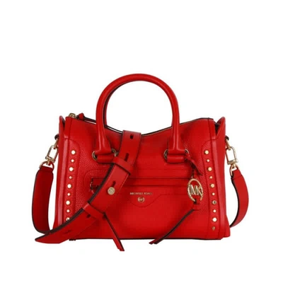 Michael Kors Small Carine Extra Shoulder Bag In Red