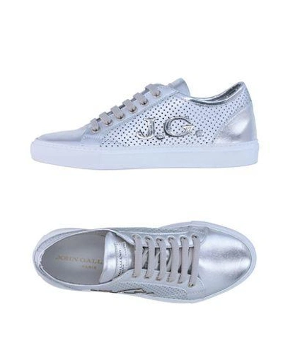 John Galliano Sneakers In Silver