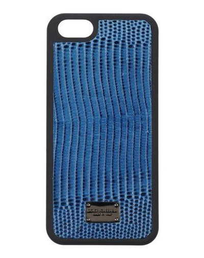 Dolce & Gabbana Iphone 5/5s/se Cover In Blue