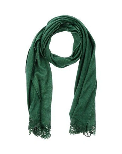 Ermanno Scervino Oblong Scarves In Green