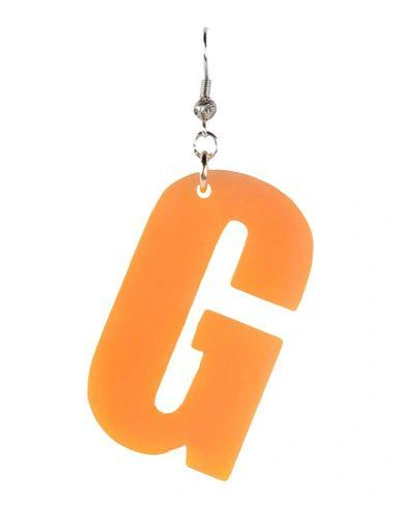 Msgm Earring In Orange