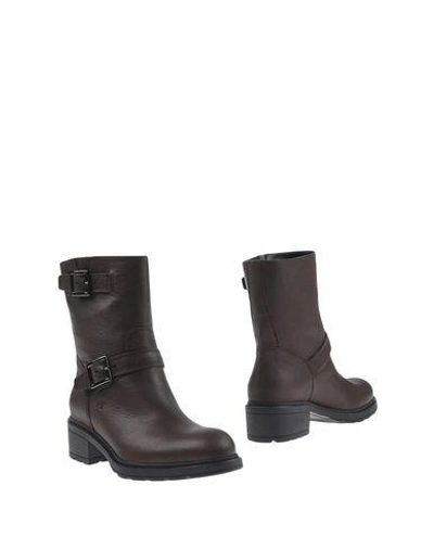Hogan Ankle Boot In Cocoa