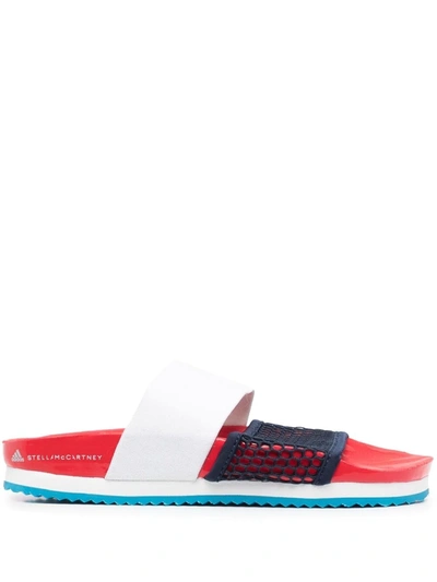 Adidas By Stella Mccartney Adidas Stella Mccartney Lette Sliders Fz2884 In Vivred,conavy,stoblu