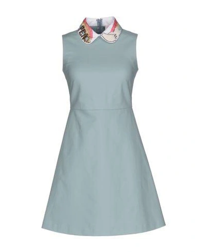 Red Valentino Short Dresses In Sky Blue