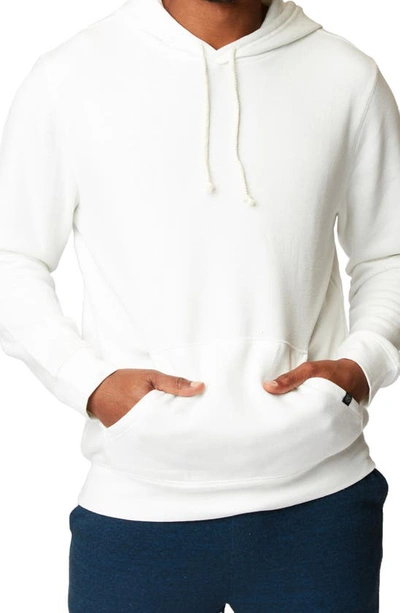 Threads 4 Thought Triblend Fleece Pullover Hoodie In White