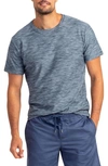 Rodd & Gunn Men's Claremont Micro-stripe Jersey T-shirt In Marine