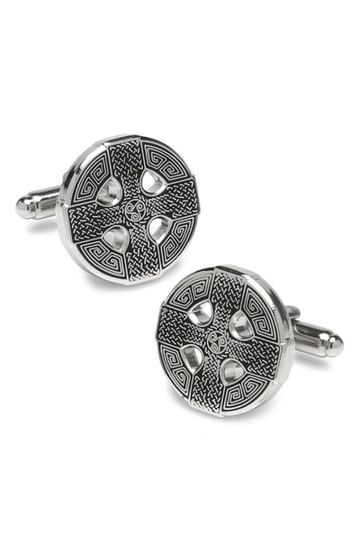 Cufflinks, Inc Celtic Cross Cuff Links In Black