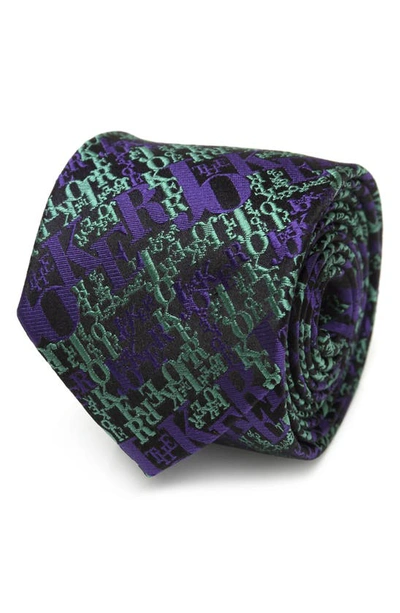 Cufflinks, Inc Joker Silk Tie In Black