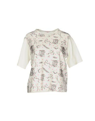 Olympia Le-tan T-shirts In Ivory