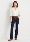 Lauren Ralph Lauren High-rise Skinny Ankle Jean In Rinse Wash