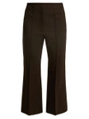 Tibi Jane Slim-leg Cropped Trousers In Black