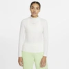 Nike Sportswear Swoosh Women's Long-sleeve Top In White