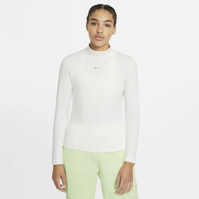 Nike Sportswear Swoosh Women's Long-sleeve Top In White
